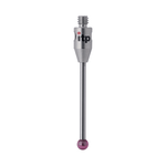 ITP Straight Styli - Type A - Ruby Ball - M2 Thread x 31.5mm Overall Length - THM203003032