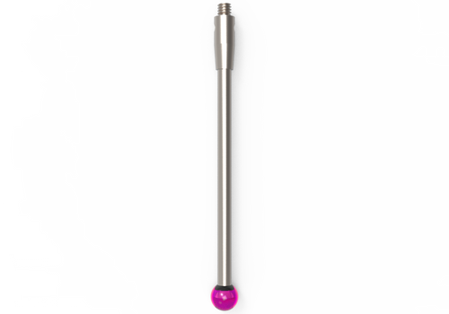 ITP Straight Styli - Type A - Ruby Ball - M2 Thread x 42mm Overall Length - THM204003042