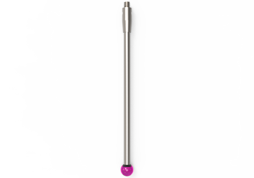 ITP Straight Styli - Type A - Ruby Ball - M2 Thread x 52mm Overall Length - THM204003052