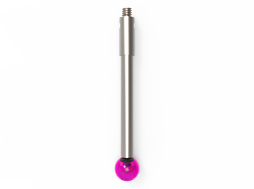 ITP Straight Styli - Type A - Ruby Ball - M2 Thread x 32.5mm Overall Length - THM205003032