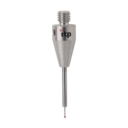 ITP Straight Styli - Type B - Ruby Ball - M3 XXT Thread x 13mm Overall Length - THM300505013