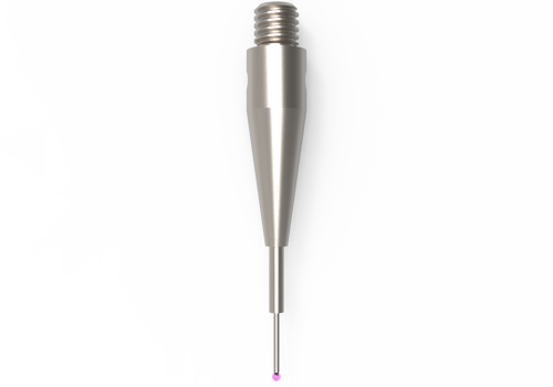 ITP Straight Styli - Type B - Ruby Ball - M3 Thread x 22mm Overall Length - THM300604022