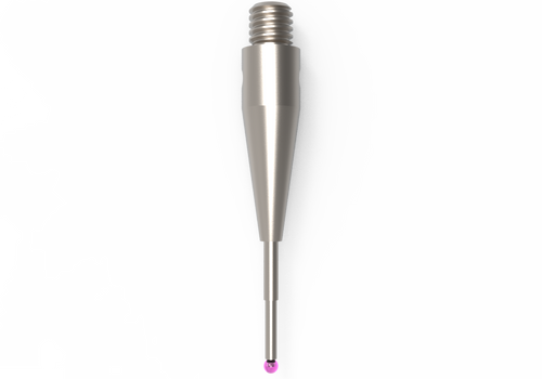 ITP Straight Styli - Type B - Ruby Ball - M3 Thread x 22mm Overall Length - THM301004022