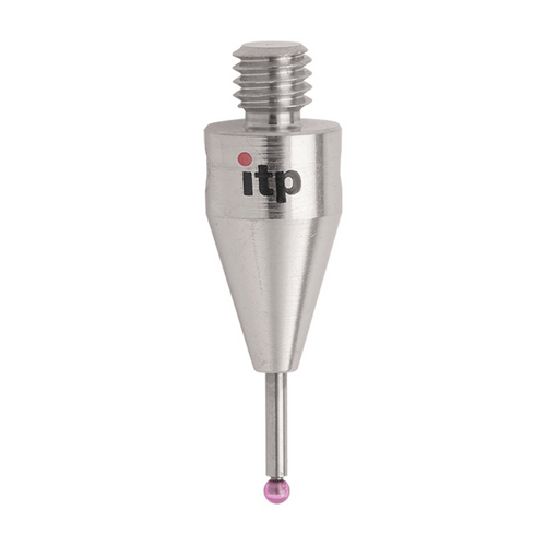 ITP Straight Styli - Type A - Ruby Ball - M3 XXT Thread x 14mm Overall Length - THM301005014