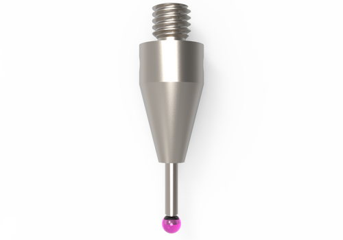 ITP Straight Styli - Type A - Ruby Ball - M3 XXT Thread x 14mm Overall Length - THM301505014