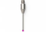 ITP Straight Styli - Type A - Ruby Ball - M3 Thread x 21.75mm Overall Length - THM3015R4022