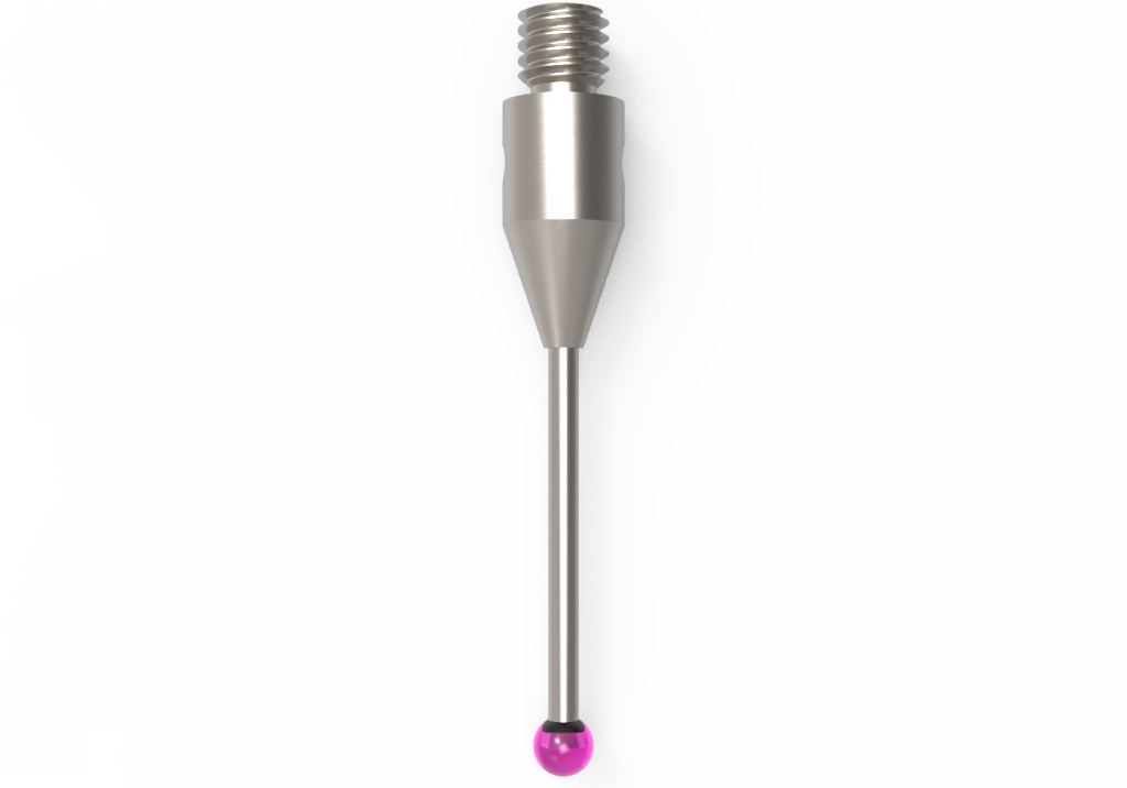 Ruby Styli Protection ITP Straight Styli - Type A - Ruby Ball - M3 Thread x 22mm Overall Len ...