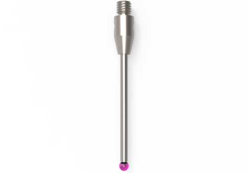 ITP Straight Styli - Type A - Ruby Ball - M3 Thread x 31mm Overall Length - THM302004031