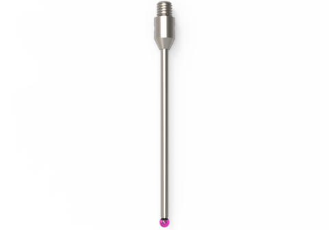 ITP Straight Styli - Type A - Ruby Ball - M3 Thread x 40mm Overall Length - THM302004040
