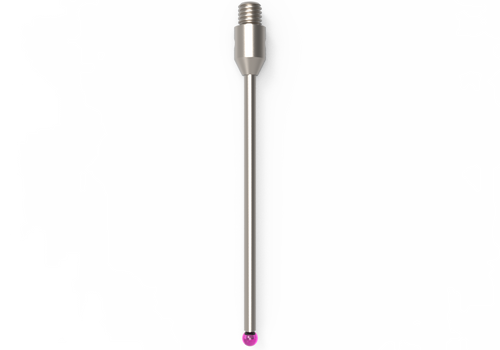 ITP Straight Styli - Type A - Ruby Ball - M3 Thread x 40mm Overall Length - THM302004040
