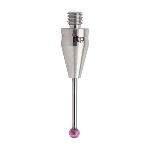 ITP Straight Styli - Type A - Ruby Ball - M3 XXT Thread x 14mm Overall Length - THM302005014