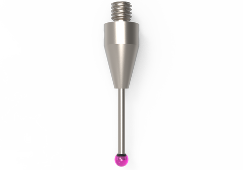 ITP Straight Styli - Type A - Ruby Ball - M3 XXT Thread x 20mm Overall Length - THM302005020