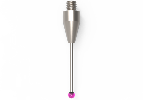 ITP Straight Styli - Type A - Ruby Ball - M3 XXT Thread x 25mm Overall Length - THM302005025