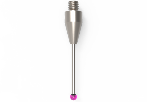 ITP Straight Styli - Type A - Ruby Ball - M3 XXT Thread x 25mm Overall Length - THM302005025