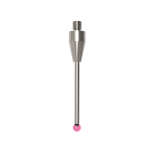 ITP Straight Styli - Type A - Ruby Ball - M3 XXT Thread x 30mm Overall Length - THM302505030