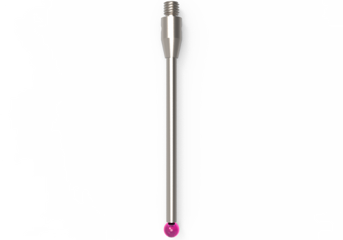 ITP Straight Styli - Type A - Ruby Ball - M3 Thread x 41.5mm Overall Length - THM303004041