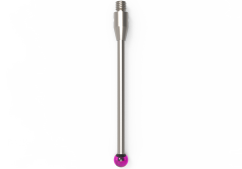 ITP Straight Styli - Type A - Ruby Ball - M3 Thread x 42mm Overall Length - THM304004042