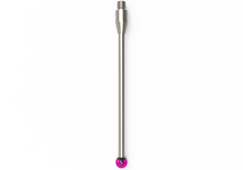 ITP Straight Styli - Type A - Ruby Ball - M3 Thread x 52mm Overall Length - THM304004052