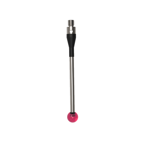 ITP Straight Styli - Type A - Ruby Ball - M3 Thread x 42.5mm Overall Length - THM3050H4042