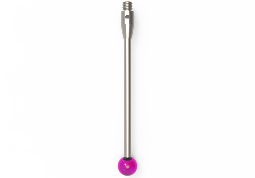 ITP Straight Styli - Type A - Ruby Ball - M3 Thread x 50mm Overall Length - THM306004050