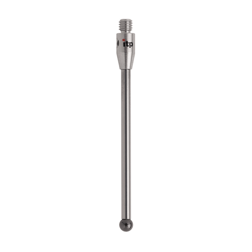 ITP Straight Styli - Type A - Silicon Nitride Ball - M3 Thread x 42mm Overall Length - THM3S4004042