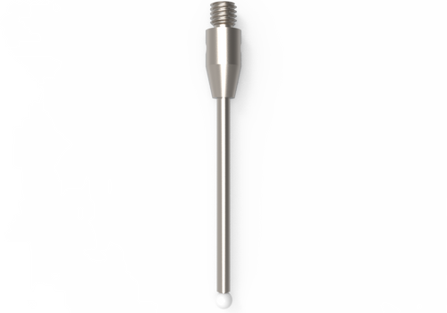 ITP Straight Styli - Type A - Zirconium Oxide Ball - M3 Thread x 31mm Overall Length - THM3Z2004031