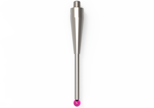 ITP Straight Styli - Type A - Ruby Ball - M3 Thread x 40mm Overall Length - THM3Z3005040