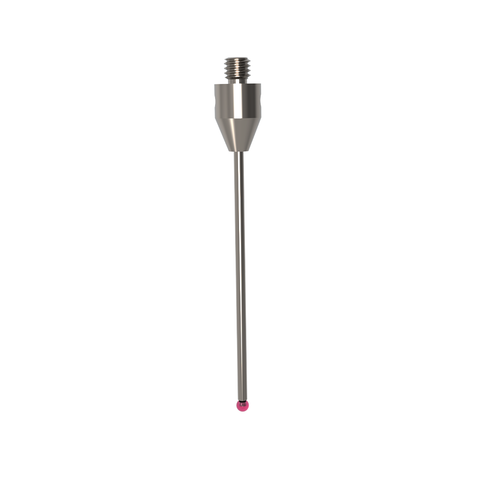 ITP Straight Styli - Type A - Ruby Ball - M4 Thread x 51mm Overall Length - THM402007051