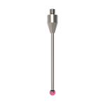 ITP Straight Styli - Type A - Ruby Ball - M4 Thread x 52mm Overall Length - THM404007052