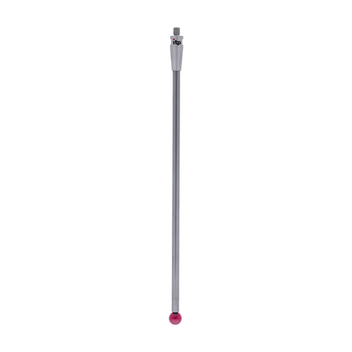 ITP Straight Styli - Type A - Ruby Ball - M4 Thread x 153.5mm Overall Length - THM407007150