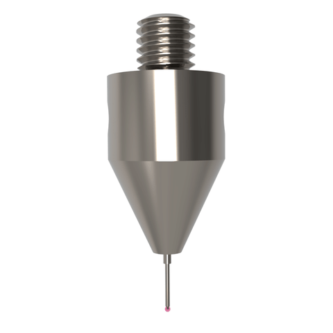 ITP Straight Styli - Type B - Ruby Ball - M5 Thread x 20.25mm Overall Length - THM500510020