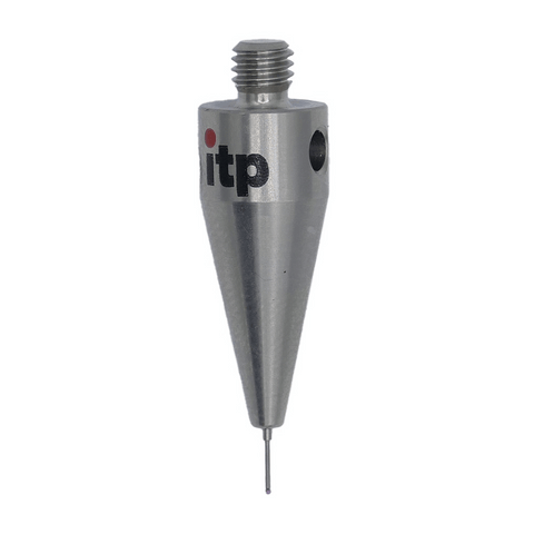 ITP Straight Styli - Type B - Ruby Ball - M5 Thread x 30.25mm Overall Length - THM500510030