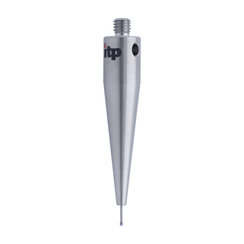 ITP Straight Styli - Type A - Ruby Ball - M5 Thread x 50.35mm Overall Length - THM500710050
