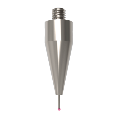 ITP Straight Styli - Type A - Ruby Ball - M5 Thread x 30.5mm Overall Length - THM501010030