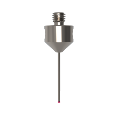 ITP Straight Styli - Type B - Ruby Ball - M5 Thread x 30mm Overall Length - THM501011030