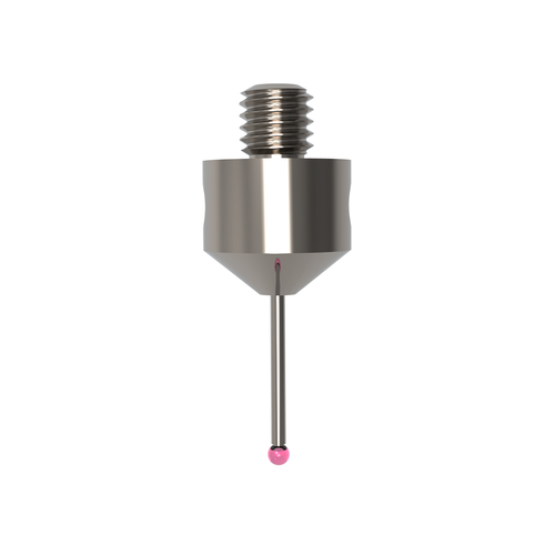 ITP Straight Styli - Type A - Ruby Ball - M5 Thread x 20.75mm Overall Length - THM501510020