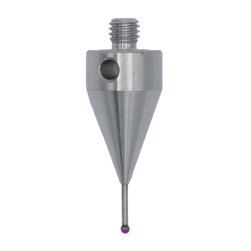 ITP Straight Styli - Type A - Ruby Ball - M5 Thread x 28.75mm Overall Length - THM501512028