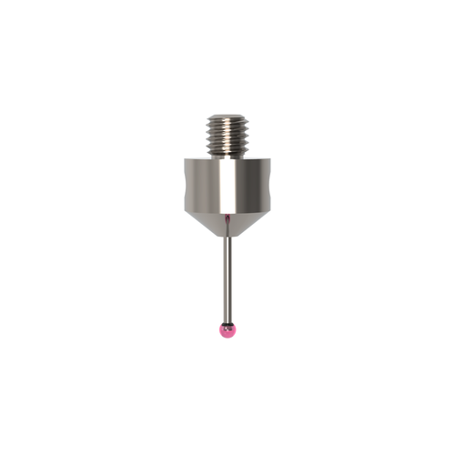 ITP Straight Styli - Type A - Ruby Ball - M5 Thread x 21mm Overall Length - THM502010021