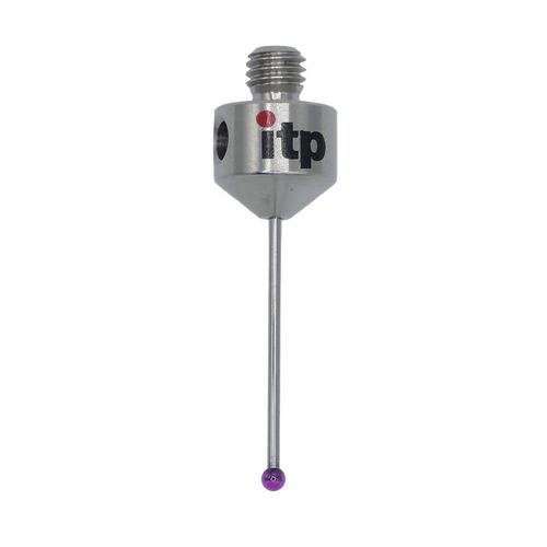 ITP Straight Styli - Type A - Ruby Ball - M5 Thread x 31mm Overall Length - THM502010031