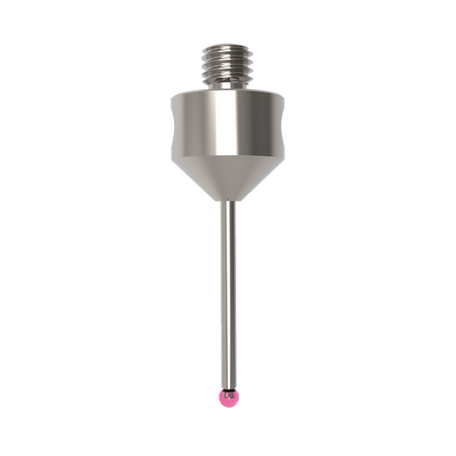 ITP Straight Styli - Type A - Ruby Ball - M5 Thread x 30mm Overall Length - THM502011030