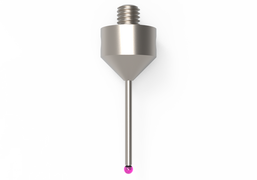 ITP Straight Styli - Type A - Ruby Ball - M5 Thread x 31mm Overall Length - THM502012030