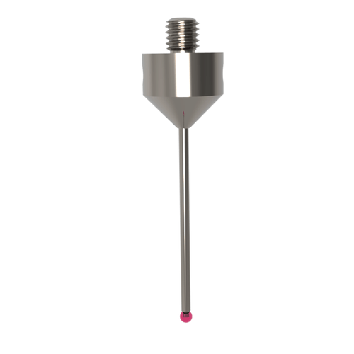 ITP Straight Styli - Type A - Ruby Ball - M5 Thread x 42mm Overall Length - THM502012041
