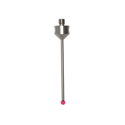 ITP Straight Styli - Type A - Ruby Ball - M5 Thread x 75mm Overall Length - THM503511075