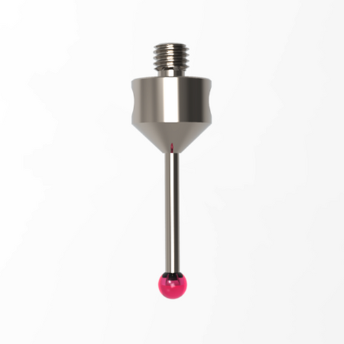 ITP Straight Styli - Type A - Ruby Ball - M5 Thread x 30mm Overall Length - THM504011030
