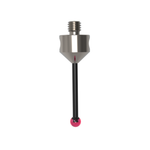 ITP Straight Styli - Type A - Ruby Ball - M5 Thread x 33.5mm Overall Length - THM504011033