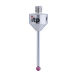 ITP Straight Styli - Type A - Ruby Ball - M5 Thread x 57mm Overall Length - THM504012055