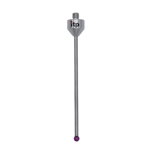 ITP Straight Styli - Type A - Ruby Ball - M5 Thread x 82mm Overall Length - THM504012080