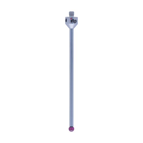 ITP Straight Styli - Type A - Ruby Ball - M5 Thread x 100mm Overall Length - THM505011100