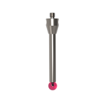 ITP Straight Styli - Type A - Ruby Ball - M5 Thread x 63.5mm Overall Length - THM508011063