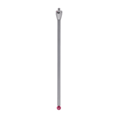 ITP Straight Styli - Type A - Ruby Ball - M5 Thread x 180mm Overall Length - THM508012176